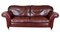 Heritage 3-Seater Brown Leather Mortimer Sofa with Castors by Laura Ashley, Image 2