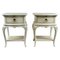 Ivory Single Drawer Nightstands Tables from Willis & Gambier, Set of 2 1