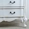 Hand Finished in a Lightly Distressed in White Chest of Drawers 6