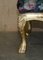Französische Louis XV Fauteuils Armlehnstühle mit Gestell aus vergoldetem Holz, 2er Set 12