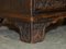 Jacobean Hand Carved Bureau Desk with Hunting Scene, 1780s 12