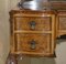 Hand Carved Burr Walnut Dressing Table from Maple & Co, Image 7