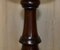 Pedestal inglés vintage de madera tallada, 1900, Imagen 5