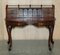 Antique Oxblood Leather Demilune Gallery Desk from Patrick Beakey Dublin, 1850 4