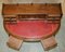 Antique Oxblood Leather Demilune Gallery Desk from Patrick Beakey Dublin, 1850 20