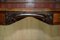 Antique Oxblood Leather Demilune Gallery Desk from Patrick Beakey Dublin, 1850 14