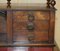 Antique Oxblood Leather Demilune Gallery Desk from Patrick Beakey Dublin, 1850, Image 9
