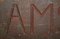 Large Antique Amsterdam Hand Carved Wood Sign in Original Paint 8