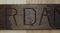 Large Antique Amsterdam Hand Carved Wood Sign in Original Paint, Image 12