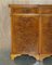Vintage Burr Walnut Breakfront Sideboard with Four Large Drawers, Image 5