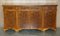 Vintage Burr Walnut Breakfront Sideboard with Four Large Drawers 3