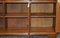 Vintage Flamed Hardwood Sideboard Bookcase with Three Large Drawers 19