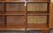 Vintage Flamed Hardwood Sideboard Bookcase with Three Large Drawers, Image 19