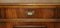 Vintage Flamed Hardwood Sideboard Bookcase with Three Large Drawers 7