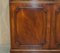 Vintage Flamed Hardwood Sideboard Bookcase with Three Large Drawers 8
