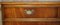 Vintage Flamed Hardwood Sideboard Bookcase with Three Large Drawers 6
