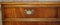 Vintage Flamed Hardwood Sideboard Bookcase with Three Large Drawers, Image 6