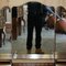 Art Deco Oak & Burr Walnut Dressing Table with Mirror, 1930s, Image 5