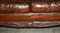 Sofá Chesterfield victoriano grande de cuero marrón de Howard & Sons, Imagen 7