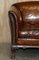 Large Victorian Brown Leather Chesterfield Sofa from Howard & Sons 5