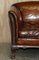 Large Victorian Brown Leather Chesterfield Sofa from Howard & Sons, Image 5