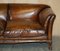 Victorian Claw & Ball Foot Brown Leather Chesterfield Sofa from Howard & Sons 4
