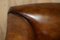 Sofá Chesterfield victoriano con patas y garras de cuero marrón de Howard & Sons, Imagen 5