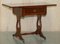 Vintage Extending Hardwood Side Table 16