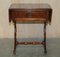 Vintage Extending Hardwood Side Table, Image 3