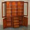 Vintage Triple Spotlight Military Campaign Library Bookcase, Image 17