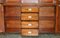 Vintage Triple Spotlight Military Campaign Library Bookcase 20