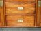 Vintage Triple Spotlight Military Campaign Library Bookcase 13