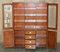Vintage Triple Spotlight Military Campaign Library Bookcase 18