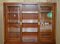 Vintage Triple Spotlight Military Campaign Library Bookcase, Image 3