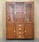 Vintage Triple Spotlight Military Campaign Library Bookcase, Image 2