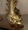 19th Century Italian Gilt Brass & Carrara Marble Dolphin Coffee Table, Image 14