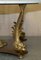 19th Century Italian Gilt Brass & Carrara Marble Dolphin Coffee Table 11