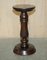 Antique Hand Carved Corinthian Pillar Jardiniere Stand, Image 9