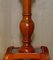 Decorative Burr Yew Wood Side Table with Gallery Rail 6