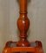 Decorative Burr Yew Wood Side Table with Gallery Rail, Image 6