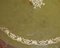 Dreibeiniger Beistelltisch aus Hartholz, grünem Leder & Blattgold-Intarsie 15