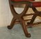 Spanish Brown Leather & Oak Dining Chairs by Pierre Lottier for Alamazan, Set of 6, Image 8