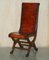 Spanish Brown Leather & Oak Dining Chairs by Pierre Lottier for Alamazan, Set of 6 16