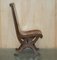 Spanish Brown Leather & Oak Dining Chairs by Pierre Lottier for Alamazan, Set of 6 13