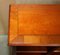 Vintage Burr Yew Wood Dwarf Open Bookcase or Sideboard with Large Drawers 13