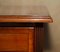 Vintage Burr Yew Wood Dwarf Open Bookcase or Sideboard with Large Drawers 10