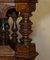 Victorian Aesthetic Movement Carved Oak, Elm & Marble Occasional Table, 1860, Image 9
