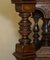 Victorian Aesthetic Movement Carved Oak, Elm & Marble Occasional Table, 1860, Image 7