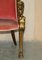 Handgeschnitzter George III Armlehnstuhl aus vergoldetem Holz nach Thomas Hope, 1780 12