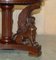 Antique French Neoclassical Hardwood Centre Table with Sphinx Pillared Base, Image 14